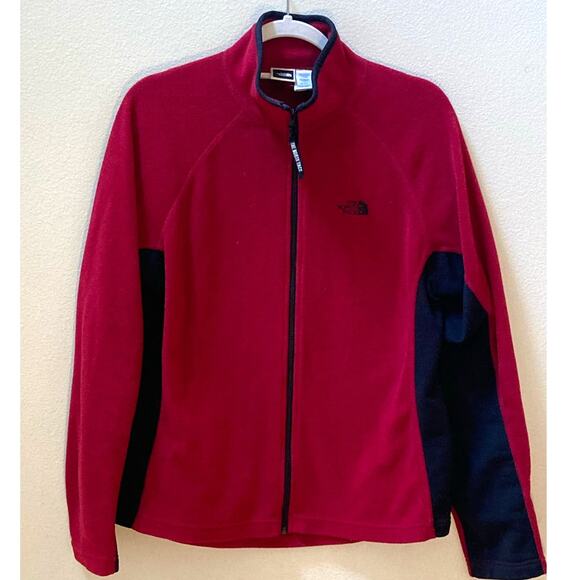The North Face Jackets & Blazers - The North Face Red & Black Fleece Jacket Vintage 00's Outdoor Wear Size L